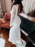 Sample Lace Long Sleeve Bridal Gown