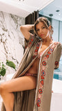 Khaki Beach Kimono