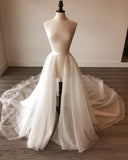 Bridal Tulle Detachable Overskirt