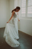 Sample Klara Boho Luxe Bridal Gown