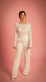 Bridal Pantsuit in Ivory