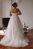 Sofia A-line beach wedding dress