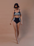 High waisted Bikini Set