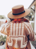 Bohemian Aztec Print Jacket / Shacket