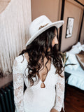 Sample Lace Long Sleeve Bridal Gown