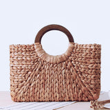 Large Straw Shopping Bag